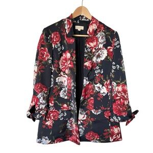 Floral Women's Blazer, Size Medium